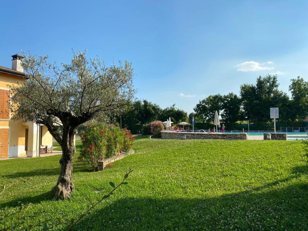 The Flowers - Apartments With Private Garden In Residence With Pool Manerba del Garda Kültér fotó